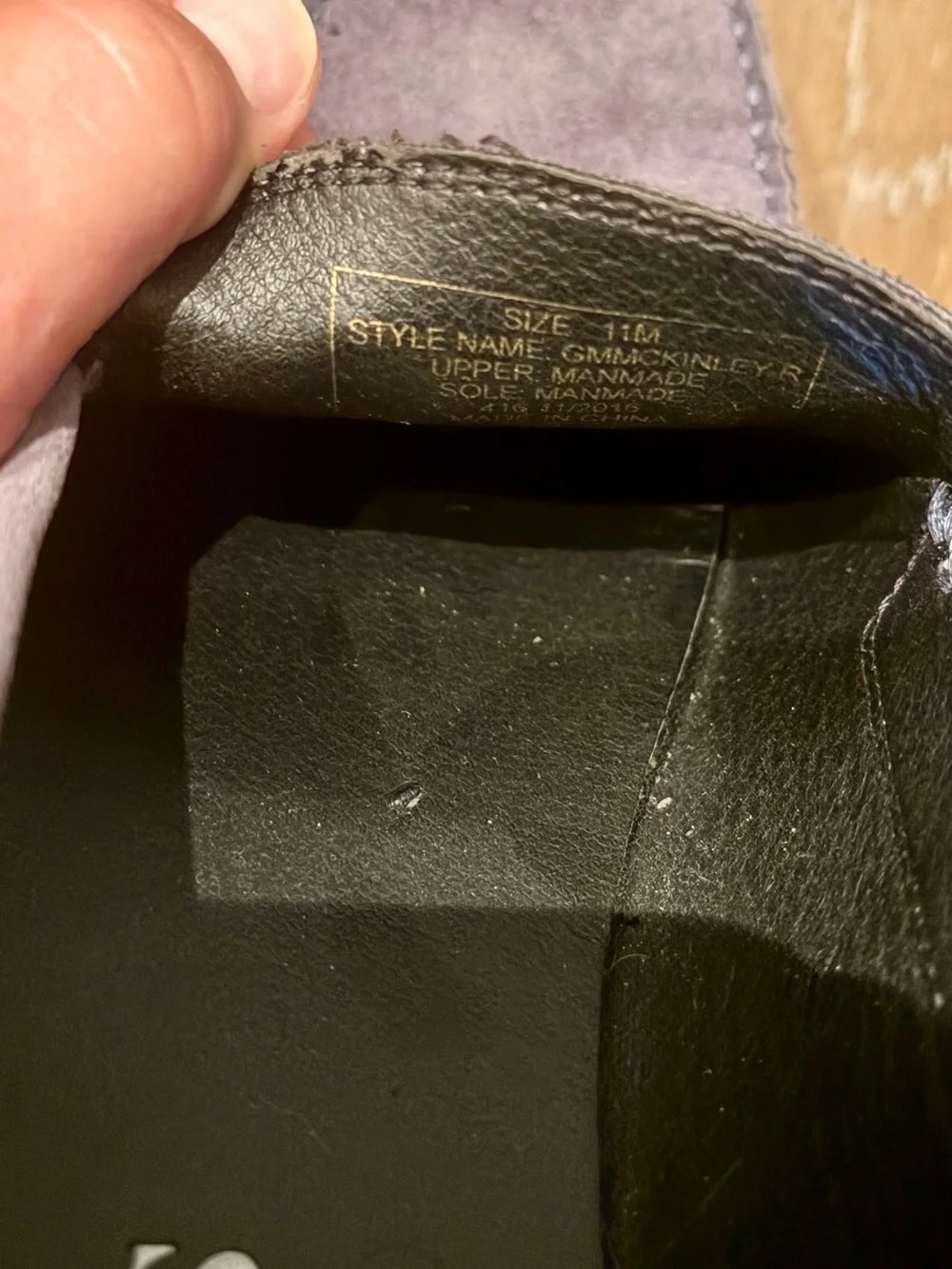 GUESS Men’s Purple Suede Bit-Loafers
